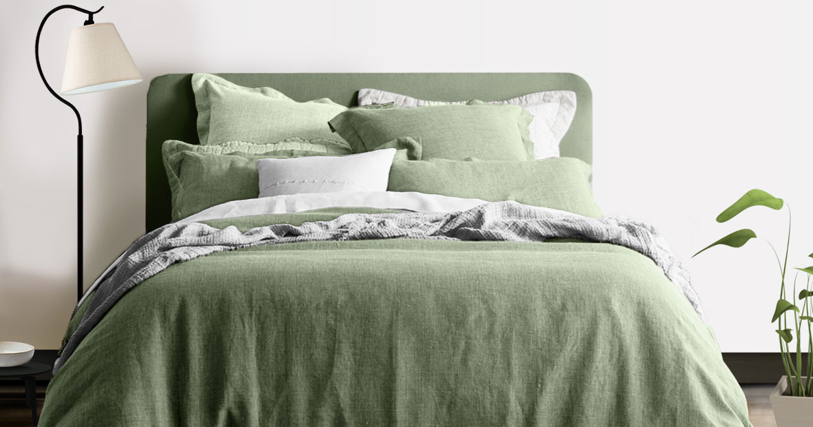 housse de couette en lin
